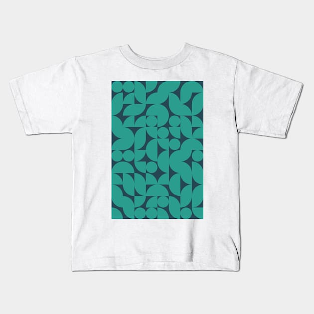 Unique Geometric Pattern - Shapes #8 Kids T-Shirt by Trendy-Now